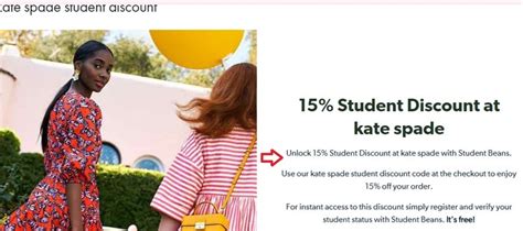 how much is a student discount at kate spade